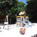 Small play area at the Kid's Club (age 4 and up) Iberostar Tucan/Quetzal Star Camp playground