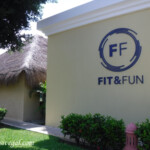 The gym and spa are in separate buildings near the Tucan entrance Iberostar Tucan gym