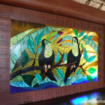 Stained glass in the Tucan lobby bar Iberostar Tucan lobby bar