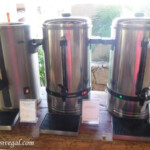 Self-serve coffee and tea at the lobby bar Iberostar Tucan lobby bar