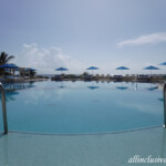 The view from the front of my poolside cabana Live Aqua Beach Resort Cancun poolside views