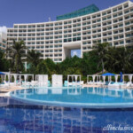 My poolside cabana area Live Aqua Beach Resort Cancun poolside cabanas