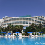 Live Aqua Beach Resort Cancun resort view from the infinity pool