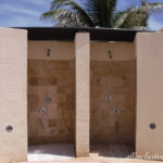 Live Aqua Beach Resort Cancun beach showers