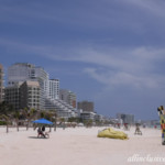 Live Aqua Beach Resort Cancun beach looking north