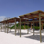 Beach hammock area Live Aqua Beach Resort Cancun beach hammocks