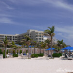 Beach lounging area to the south Live Aqua Beach Resort Cancun beach area