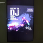Advertisement for DJ party at Egos lobby bar Live Aqua Beach Resort Cancun DJ party advert