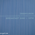 Breakfast room service menu Live Aqua Beach Resort Cancun room service menu