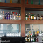 Some of the liquor available in Egos lobby bar Live Aqua Beach Resort Cancun Egos lobby bar