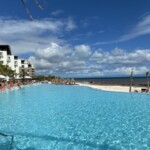 Beachfront infinity pool