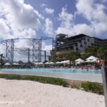 Beachfront infinity pool