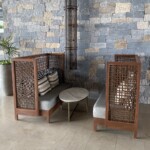 Part of lobby seating