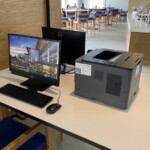 Computer and printer use in the Preferred Club Lounge