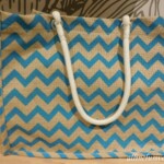 An in-room amenity to use during your stay--a beach bag