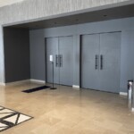 Theater doors. I couldn't enter because there was a meeting occurring at the time