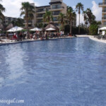 There are multiple pools at this resort