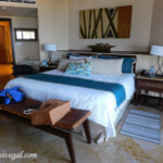 Bedroom area in the Governor Suite