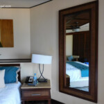 Bedroom area of the Governor Suite