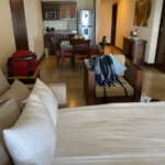 Governor Suite living room and kitchenette areas