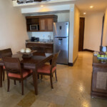 Dining and kitchenette areas