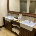 Double sinks in the bathroom