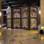 Lobby area in the evening